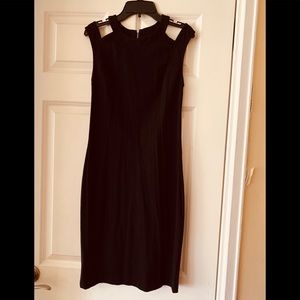 Black slim fit dress